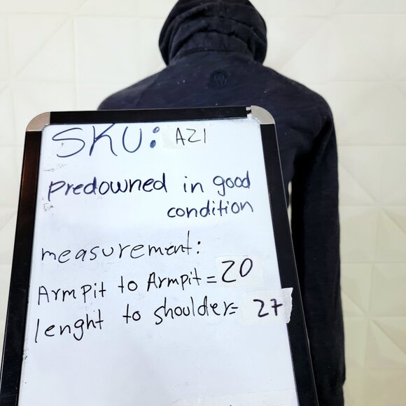 Lululemon Women's Heathered Black Cuddle Up Sparkle Full-Zip Jacket Size 8 - Picture 10 of 10